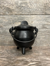 Load image into Gallery viewer, Cast Iron Mini Cauldron With Lid
