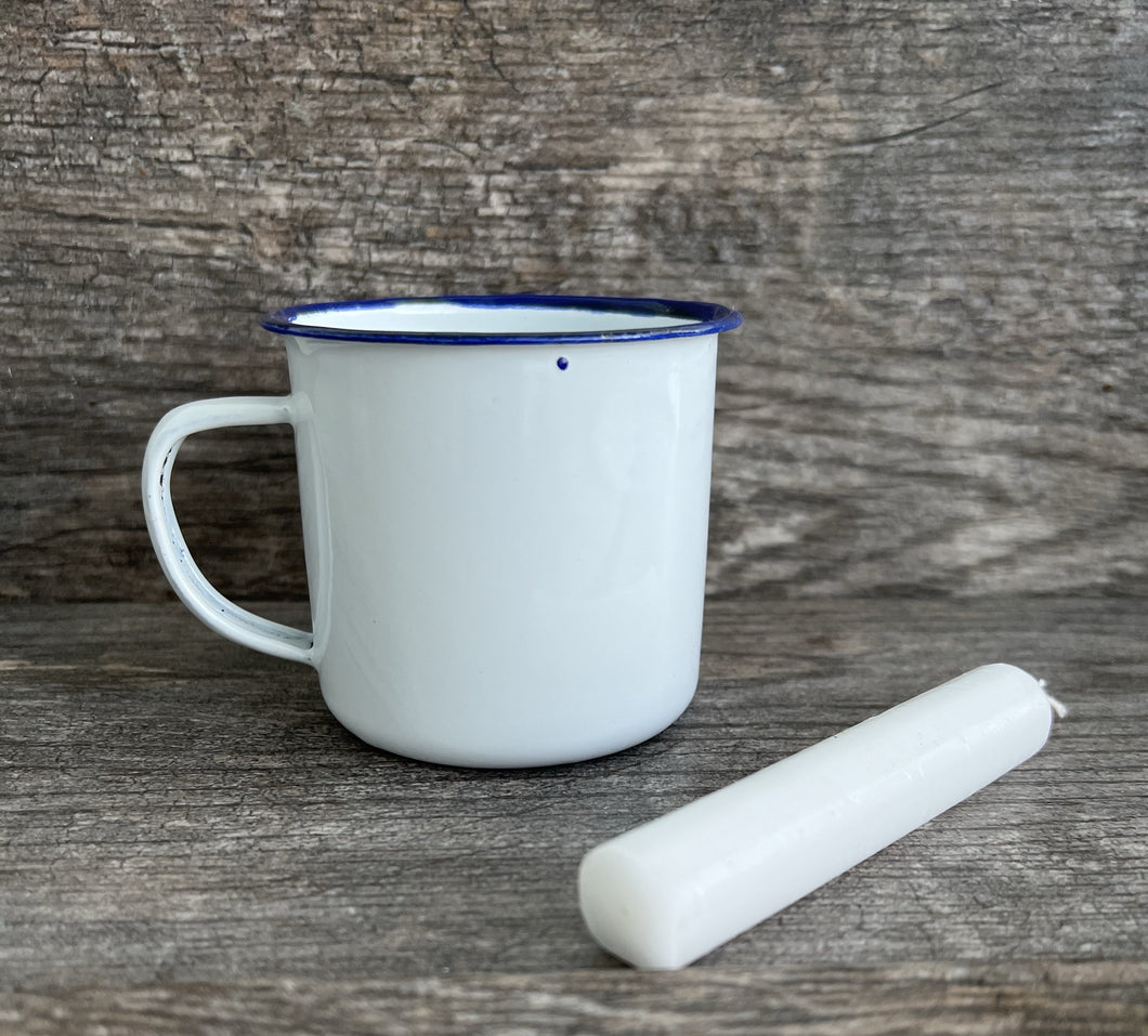 Enamel Petition Candle and Cup