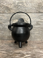 Load image into Gallery viewer, Cast Iron Mini Cauldron With Lid
